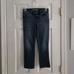 Aeropostale Blue Straight Leg Capri Jeans Classic Style